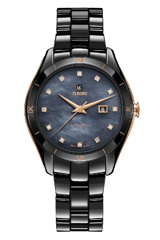 Men's Asian Made Dress Watches for Affordable Options-Rado HyperChrome Automatic Diamonds R32044902