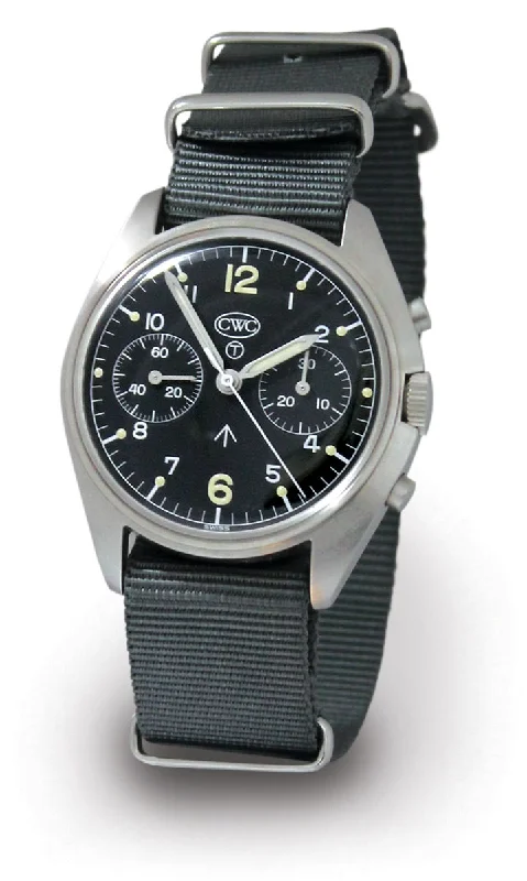 Men's Chronograph Watches for Navigation Instruments-CWC Valjoux 7733 Pilot Chronograph Limited Edition Watch