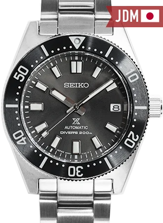 Men's Seiko Night Out Style Watches-Prospex 62MAS 200M Automatic Black Ref. SBDC101