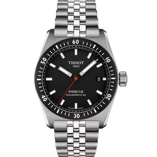Women's Heritage Watches with Advanced Materials-Tissot T-Sport PR516 Black Dial Men 38mm T1494071105100