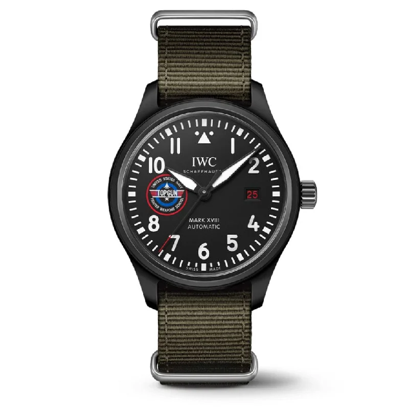 Women's Pilot Watches with Barometer Calibration-Pilot’s Watch Mark XVIII Top Gun Edition “SFTI” IW324712