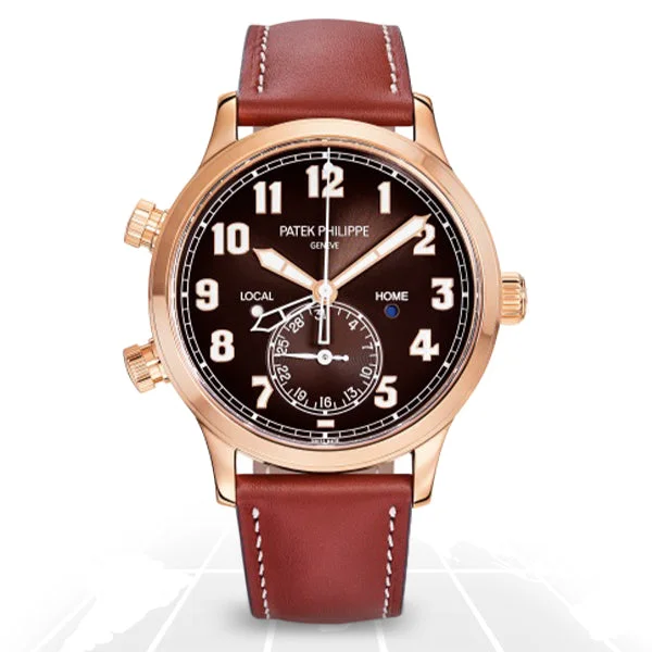Men's Patek Philippe Watches for High-End Collectors-Patek Philippe	Calatrava Pilot Travel Time	5524R-001