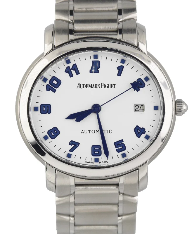 Women's Audemars Piguet Small Size Watches-MINT Men's Audemars Piguet Millenary 39mm Stainless Automatic Date 15049ST Watch