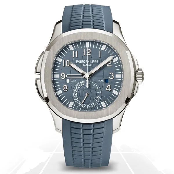 Men's Patek Philippe Watches with Hygrometer Feature-Patek Philippe	Aquanaut Travel Time	5164G-001
