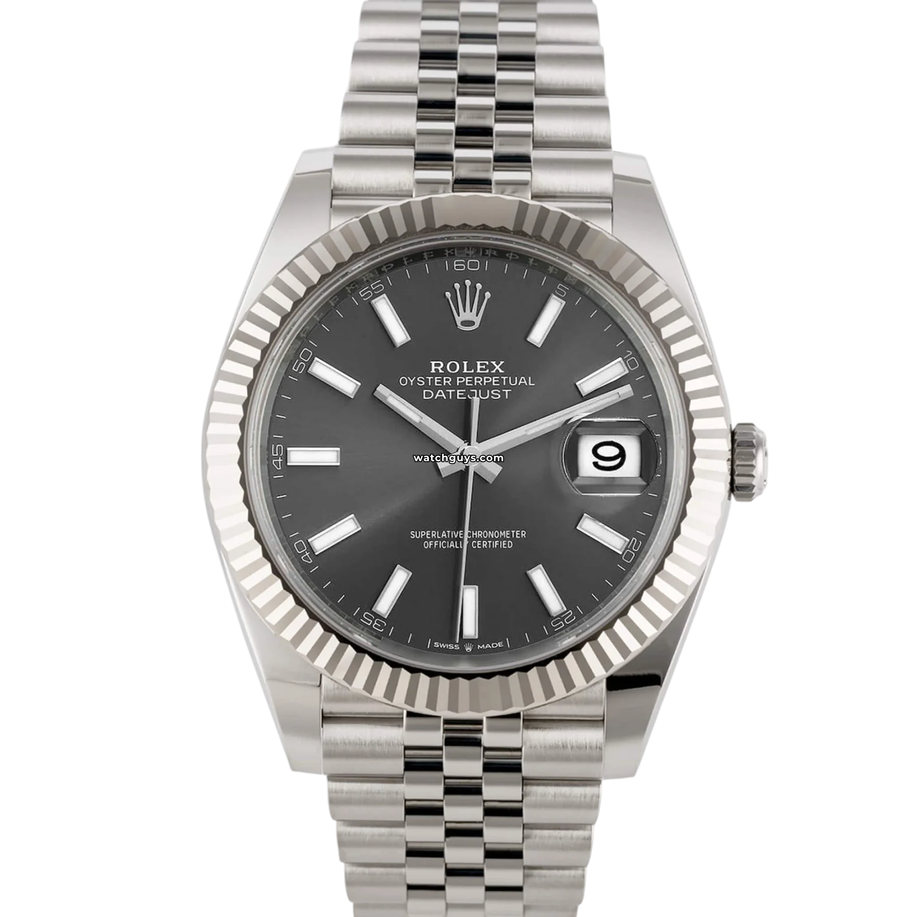 Women's Rolex Sophisticated Design Watches-Rolex Datejust 126334 Rhodium