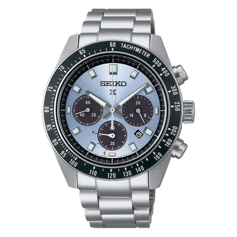 Women's Chronograph Watches for Understated Elegance-Seiko Prospex Speedtimer Chronograph Watch - SSC935P1