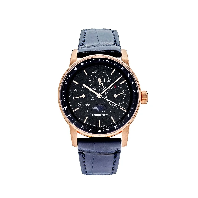 Men's Audemars Piguet Sophisticated Style Watches-Audemars Piguet Code 11.59 Perpetual Calendar 26394OR.OO.D321CR.01 Blue Dial