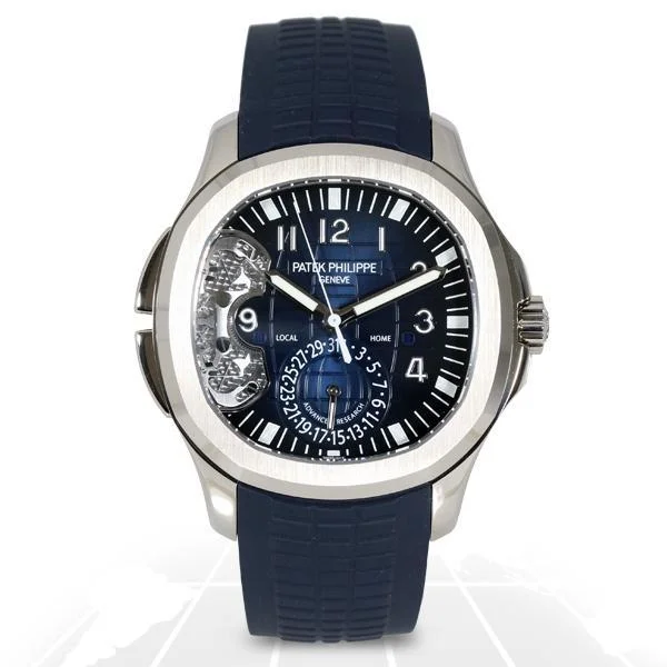 Men's Patek Philippe Watches with Laser Engraving-Patek Philippe Aquanaut Travel Time Advanced Research 5650G-001