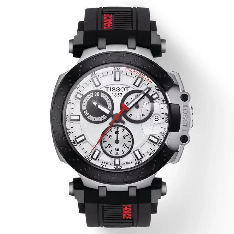 Women's Heritage Watches for Workouts-Tissot T-Sport White Dial Men 43mm