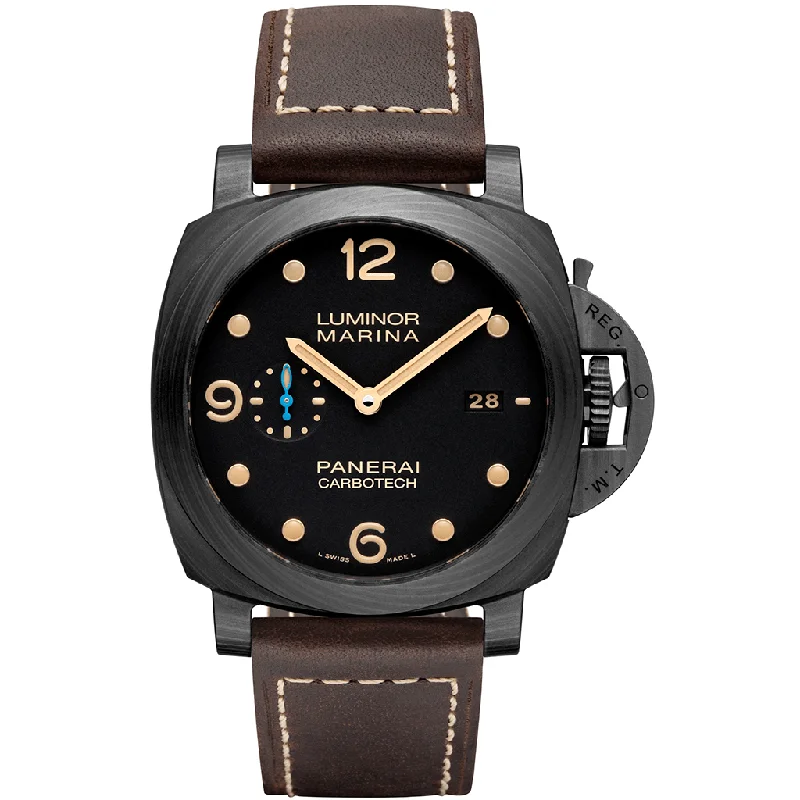 Women's Military Watches with Pilot's Watch Design-Luminor Marina 1950 Carbotech PAM00661