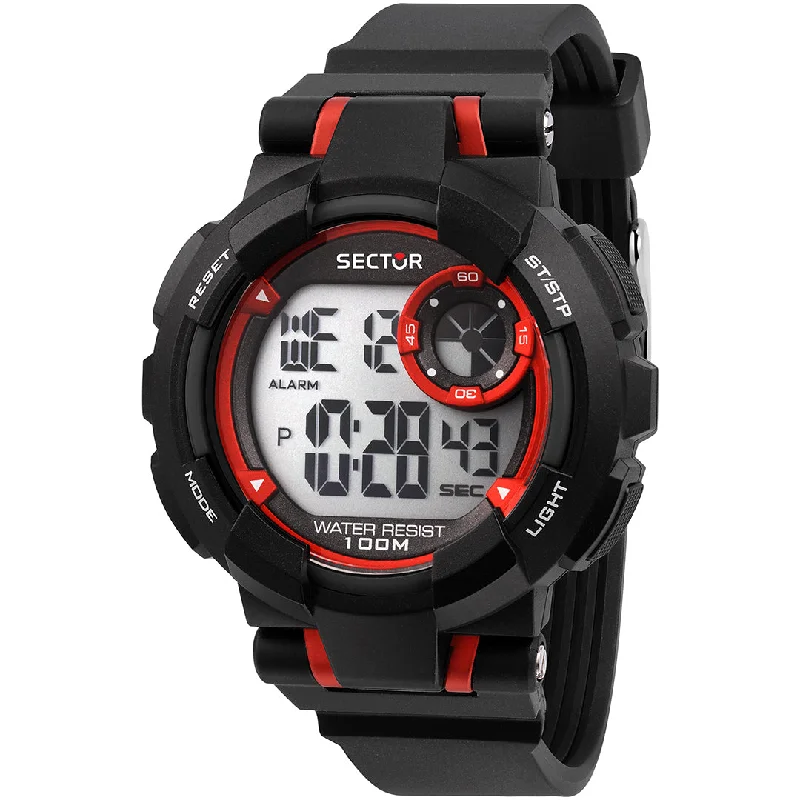 Men's Quartz Watches with Date Display-SECTOR, DIGITAL EX-36