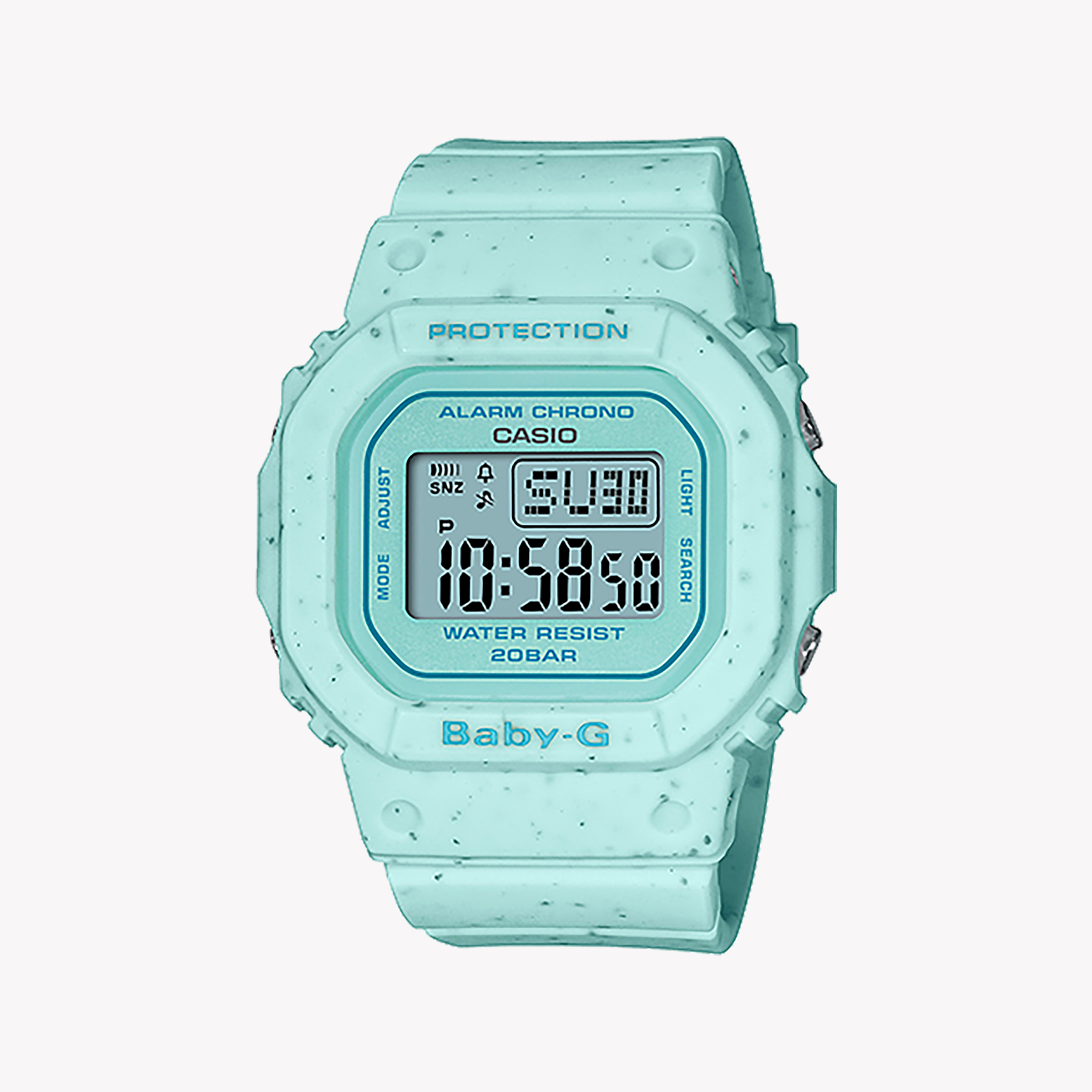 Men's Digital Watches with GPS Navigation-BABY-G Women's Blue Resin Watch, Digital Dial | BGD-560CR-2DR