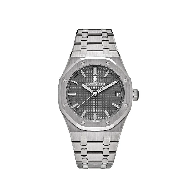 Men's Audemars Piguet Analog Design Watches-Audemars Piguet Royal Oak 15500ST.OO.1220ST.02 Selfwinding Stainless Steel Grey Dial