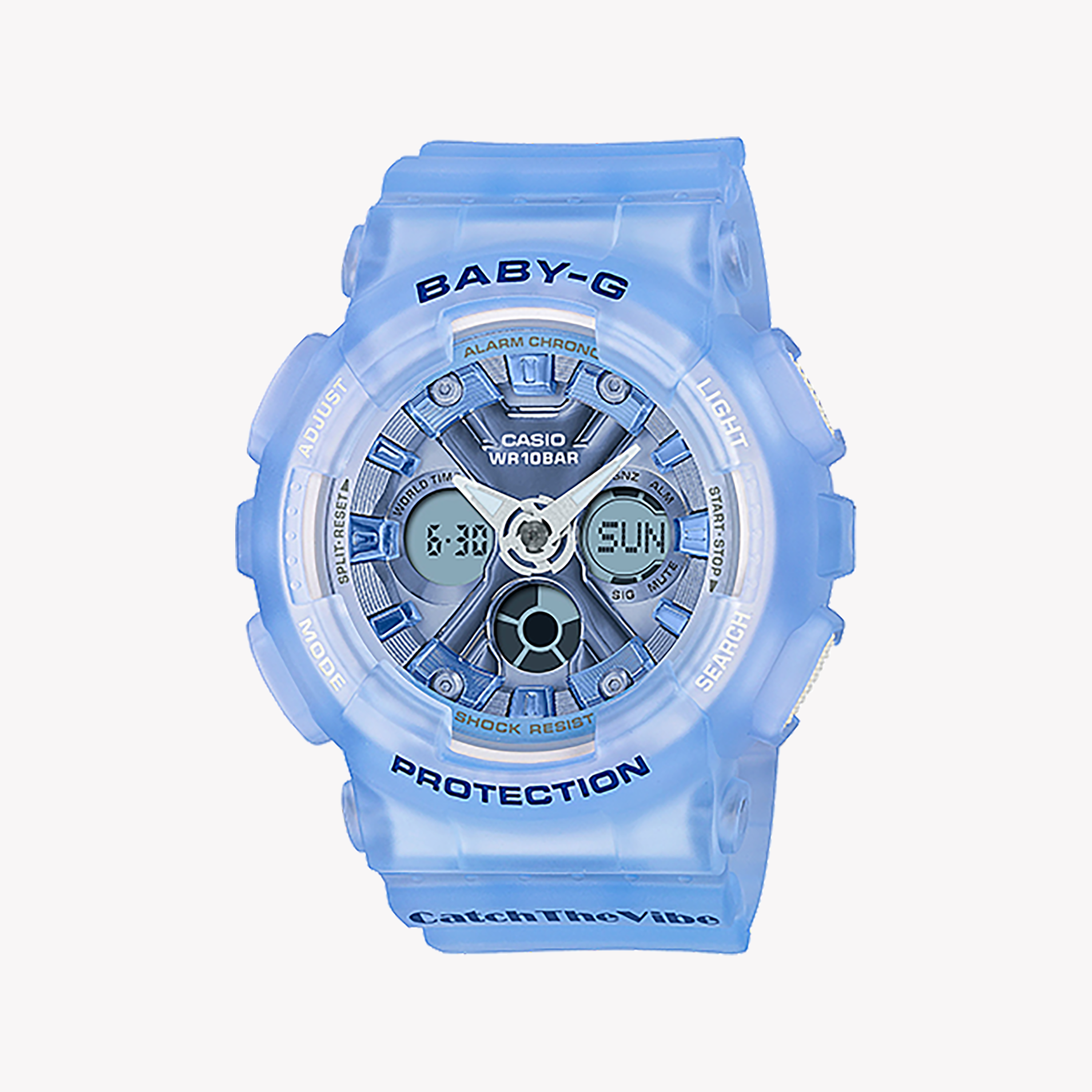 Men's Digital Watches with Special Edition-BABY-G Women's Blue Resin Watch, Sporty Design | BA-130CV-2ADR