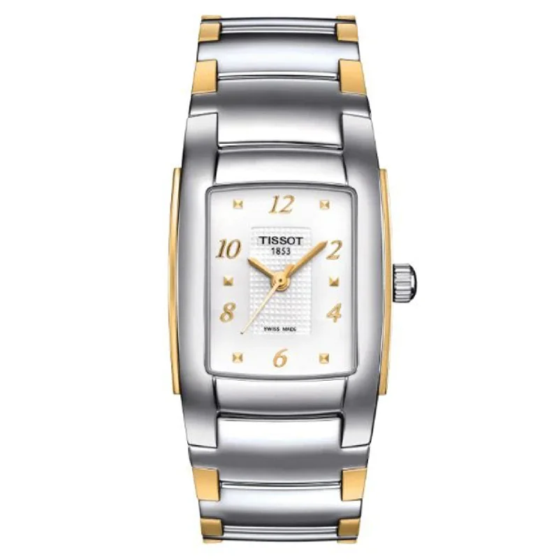 Women's Heritage Watches with Advanced Navigation-Tissot T-Lady White Dial Women 25.4mm