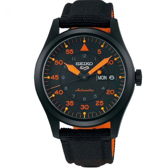 Men's Seiko Romantic Dinner Style Watches-Seiko 5 SRPH33K Sports Flieger Automatic