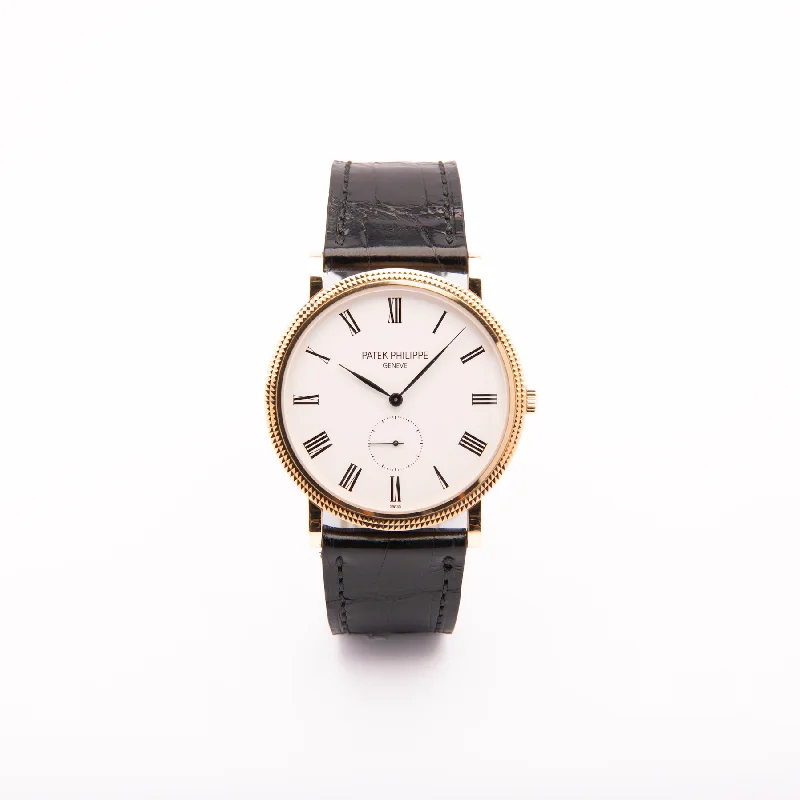 Men's Patek Philippe Watches with Morse Code Feature-Discontinued Calatrava 5119J