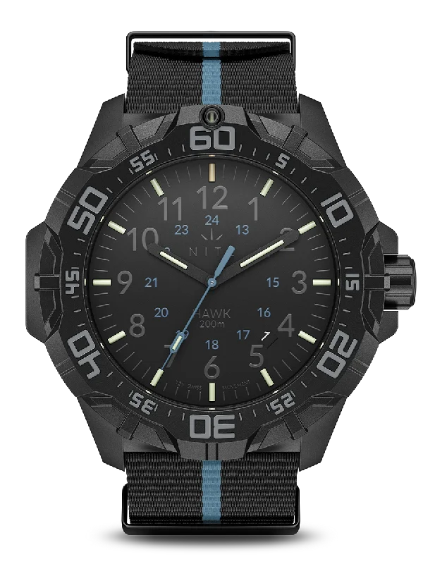 Men's Military Watches for Consular Services-HAWK FJORD