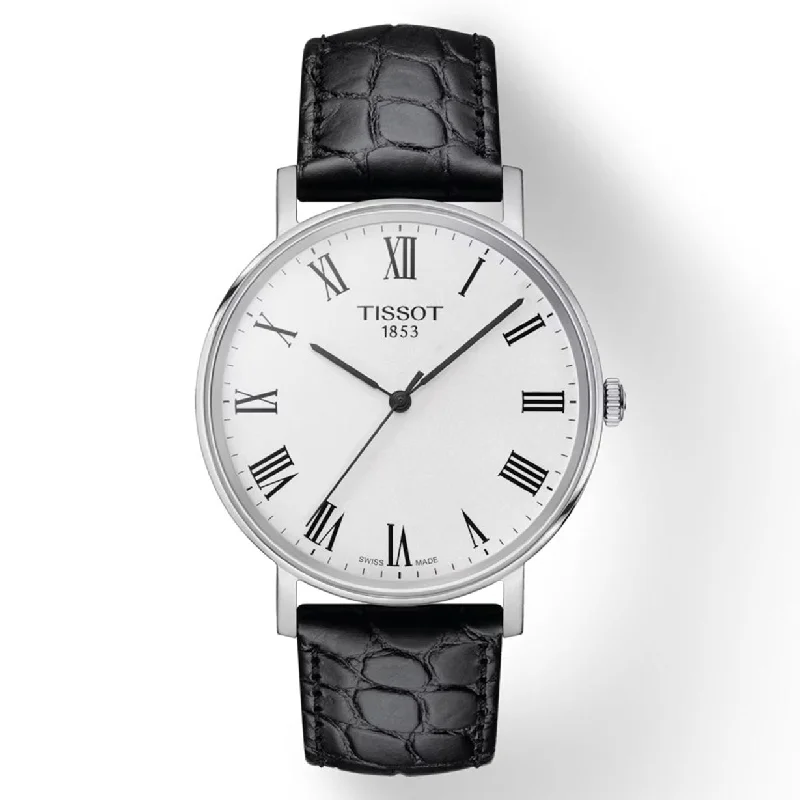 Women's Heritage Watches with Aviation Theme-Tissot T-Classic Silver Dial Men 38mm
