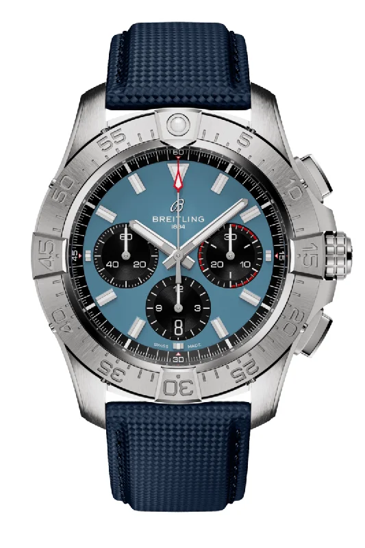 Men's Business Meeting Style Dress Watches for Professional Settings-Breitling Avenger B01 Chronograph 44 AB0147101C1X1