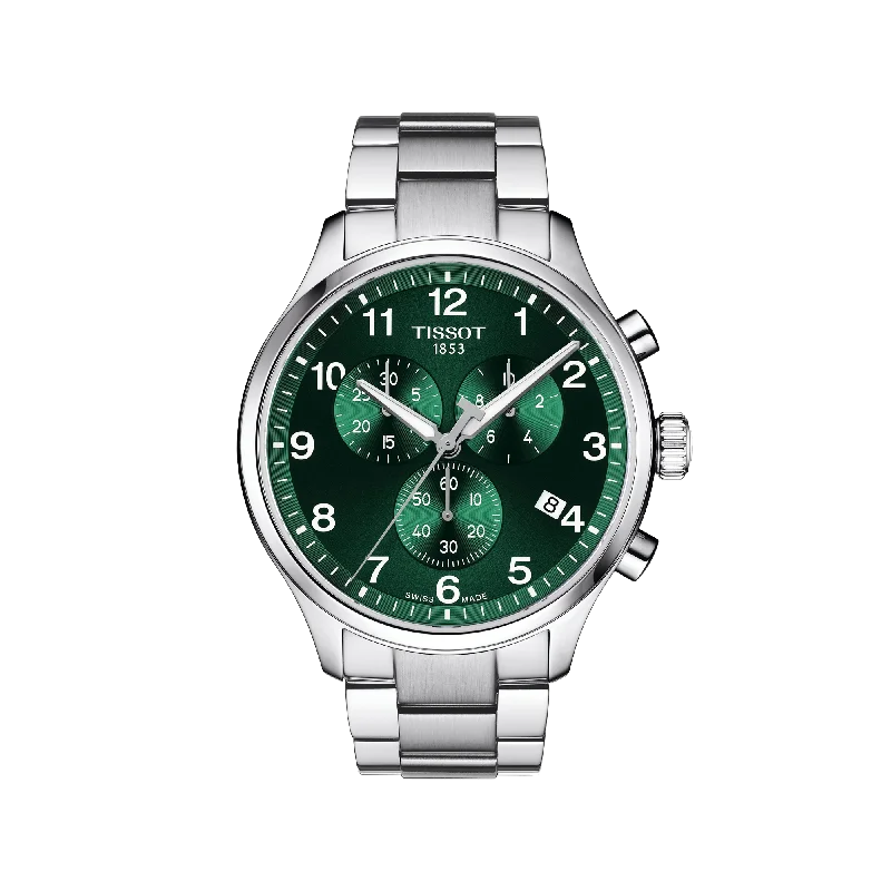 Women's Chronograph Watches for Modern Aviation-Tissot Chrono XL Classic - Green