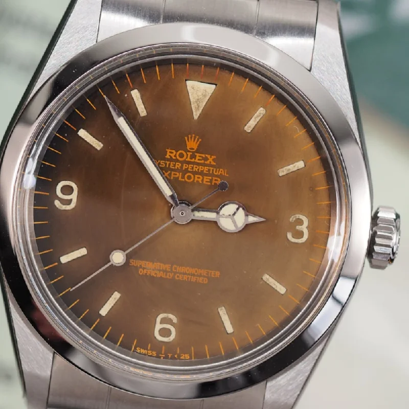 Women's Rolex Swiss Made Watches-Rolex Explorer 1016 "Tropical Dial" (1965)