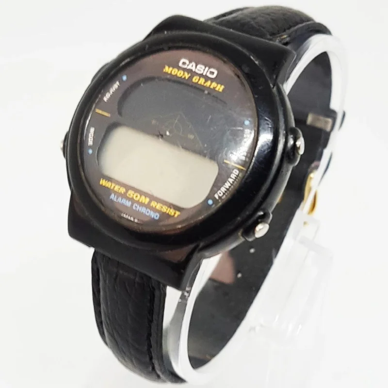 Women's Pilot Watches for Weather Monitoring-Vintage Casio Moon Graph GMW-15 Watch | Digital Sports Watch Women's Pilot Watches for Weather Monitoring-Vintage Casio Moon Graph GMW-15 Watch | Digital Sports Watch