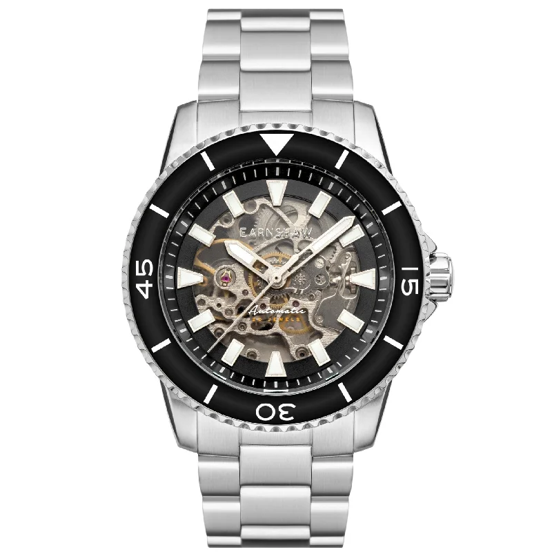Men's Eco-Drive Style Dress Watches for Energy Efficiency-Thomas Earnshaw Wallis Watch ES-8227-11
