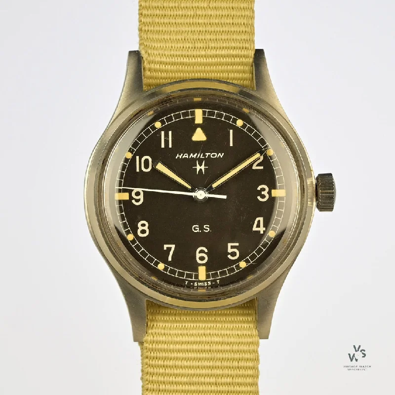 Men's Military Watches for Cultural Exchange-Hamilton GS 75003-3 - Tropicalized Military General Service Watch