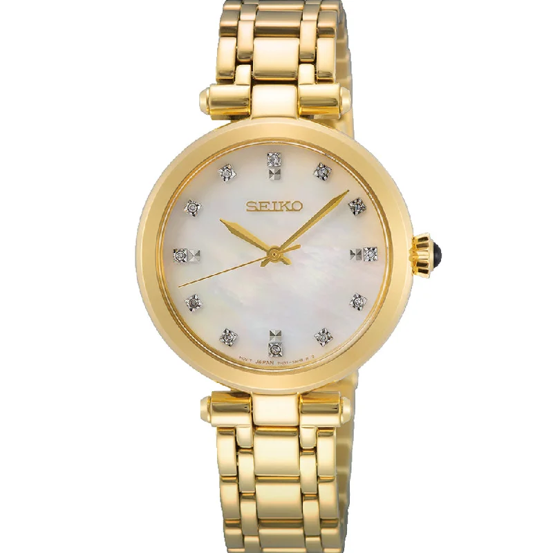 Men's Seiko Night Out Watches-Seiko SRZ536P Diamond Set