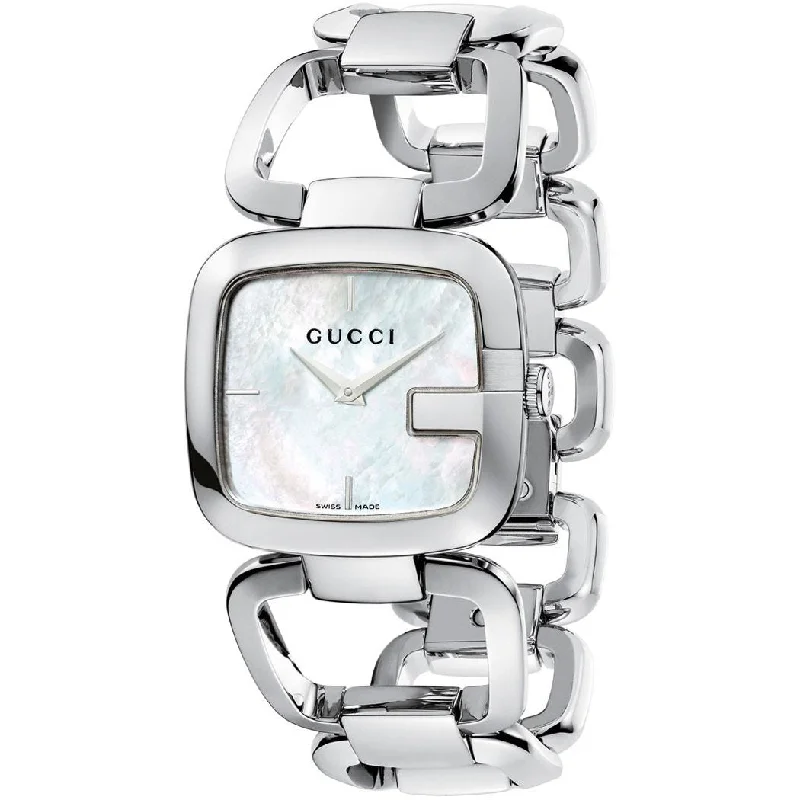 Women's Chronograph Watches with Vintage Inspiration-Gucci Women's YA125404 G-Class Stainless Steel Watch