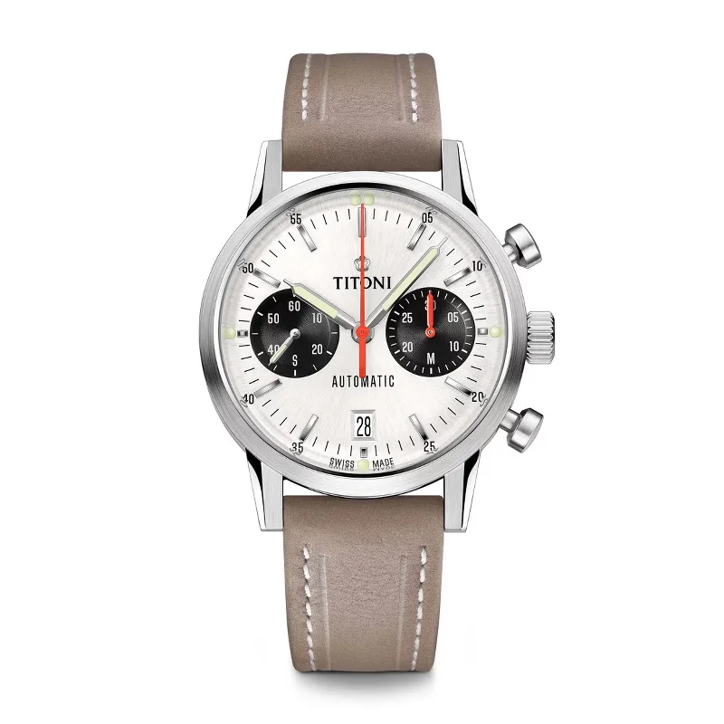 Men's Chronograph Watches for UV Protection-Heritage Chronograph 41mm 94020-S-ST-680