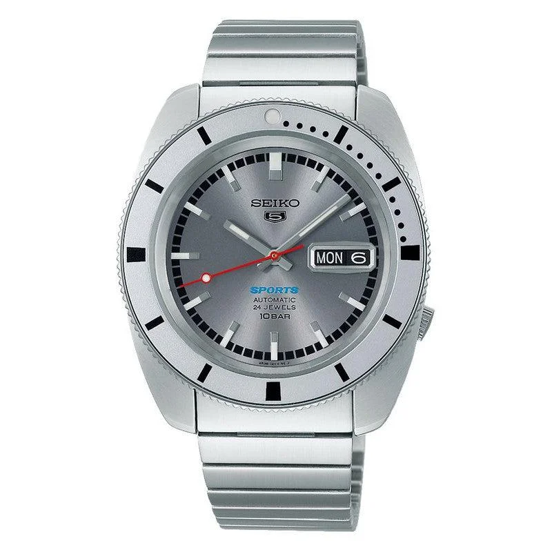 Men's Seiko Eco-Drive Watches-Seiko 5 Sport Heritage Design Re-creation Limited Edition - SRPL03K1