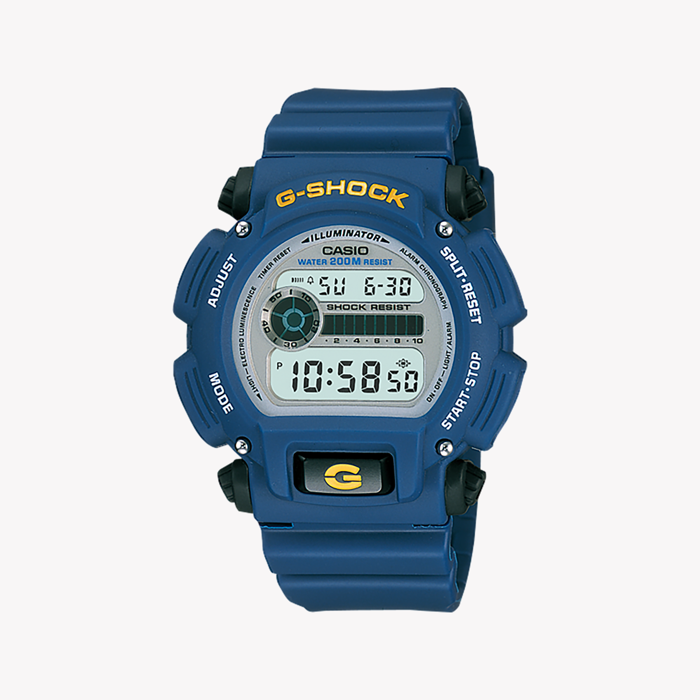 Men's Digital Watches with Pilot's Watch Design-CASIO G-SHOCK DW-9052-2V - TOUGH & SPORTY ADVENTURE WATCH with Blue Resin Band and Dynamic Features