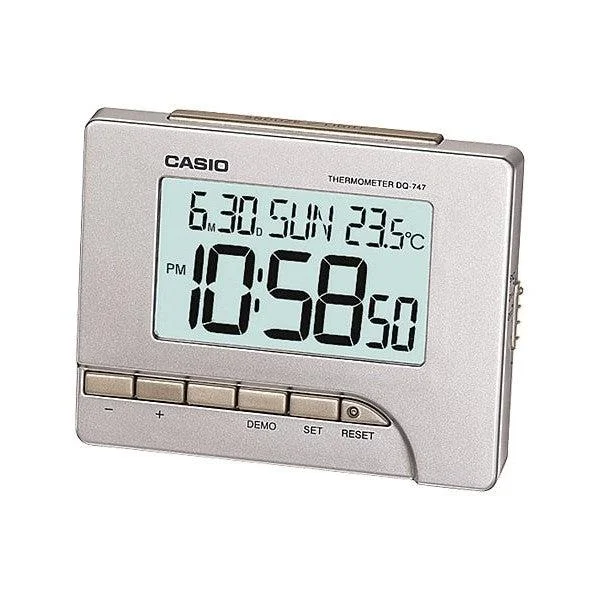 Automaton Clocks for Mechanical Marvels Collectors-CASIO TABLE CLOCK - DQ-747-8DF