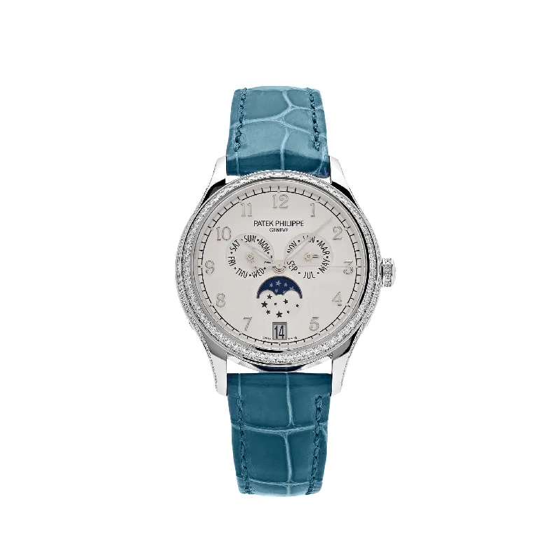 Men's Patek Philippe Watches with Limited Editions-Patek Philippe Complications 4947G-010 Annual Calendar White Gold Silver Dial (2021)