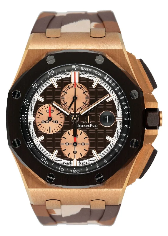 Men's Audemars Piguet International Brand Watches-Audemars Piguet Royal Oak Offshore 26401RO Limited Edition Mens Watch With Papers