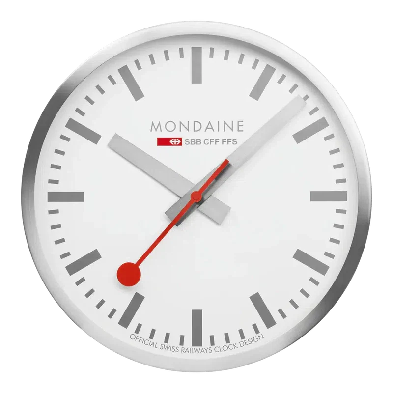 American Clocks for Classic American Style-Mondaine Wall Clock 40cm