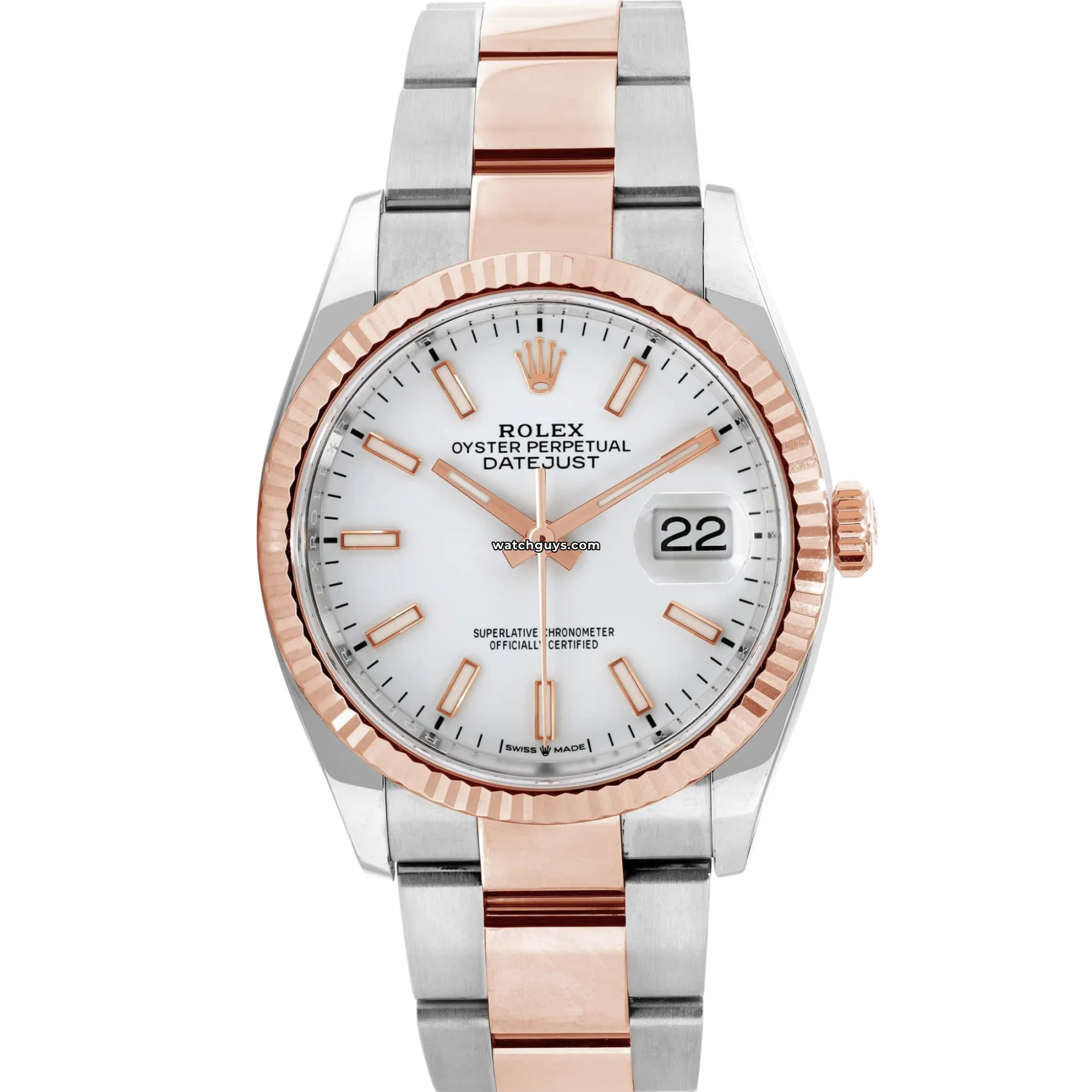Women's Rolex Thick Case Style Watches-Rolex Datejust 126231 Steel & Rose Gold