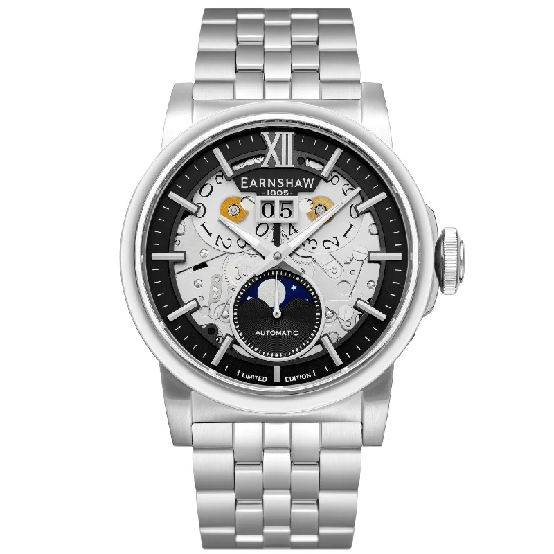 Men's Vintage Style Dress Watches for Retro Charm-Thomas Earnshaw Hansom Watch ES-8241-22