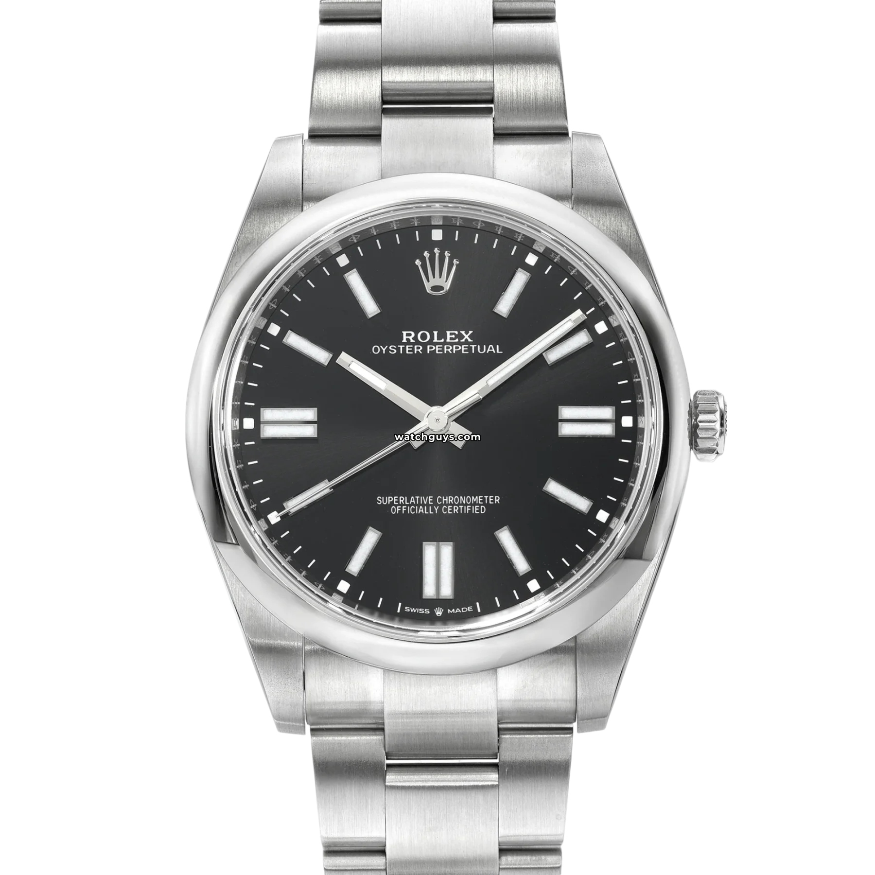 Women's Rolex Christmas Gift Design Watches-Rolex Oyster Perpetual 124300 Black