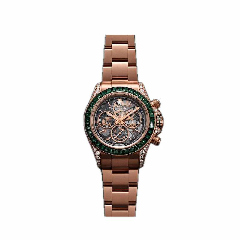 men's Rolex watches with blue dials -Rolex Daytona Artisans de Genève “Poetry of Lights” Rose Gold Emeralds men's Rolex watches with blue dials -Rolex Daytona Artisans de Genève “Poetry of Lights” Rose Gold Emeralds
