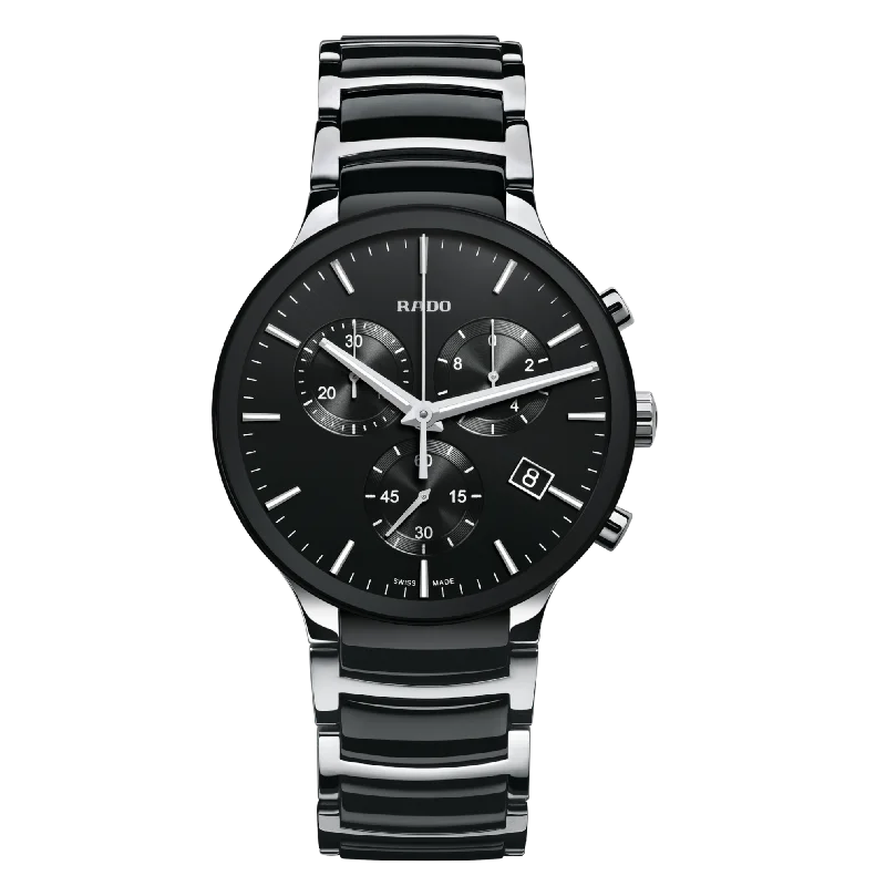 Men's Chronograph Watches for Pilots-Rado Centrix R30130152 Watch for Men