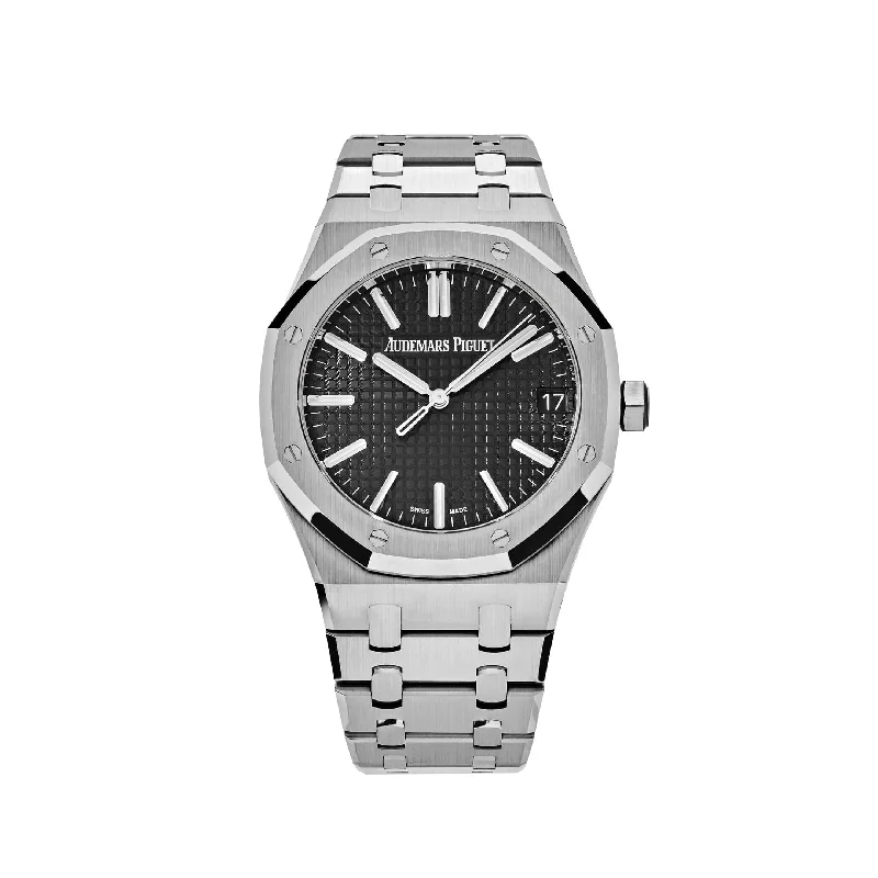 Men's Audemars Piguet Monogrammed Style Watches-Audemars Piguet Royal Oak Selfwinding 15510ST.OO.1320ST.07 Stainless Steel Black Dial (2023)