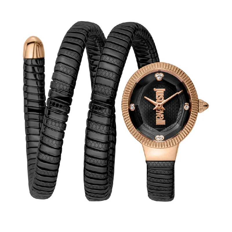 Men's Quartz Watches with Altimeter Calibration-JUST CAVALLI, AFTER PARTY