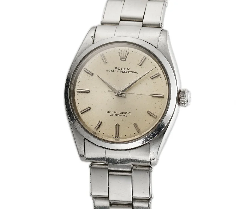 men's Rolex watches with regulator dial -​34mm Vintage Time Only Automatic Circa 1959