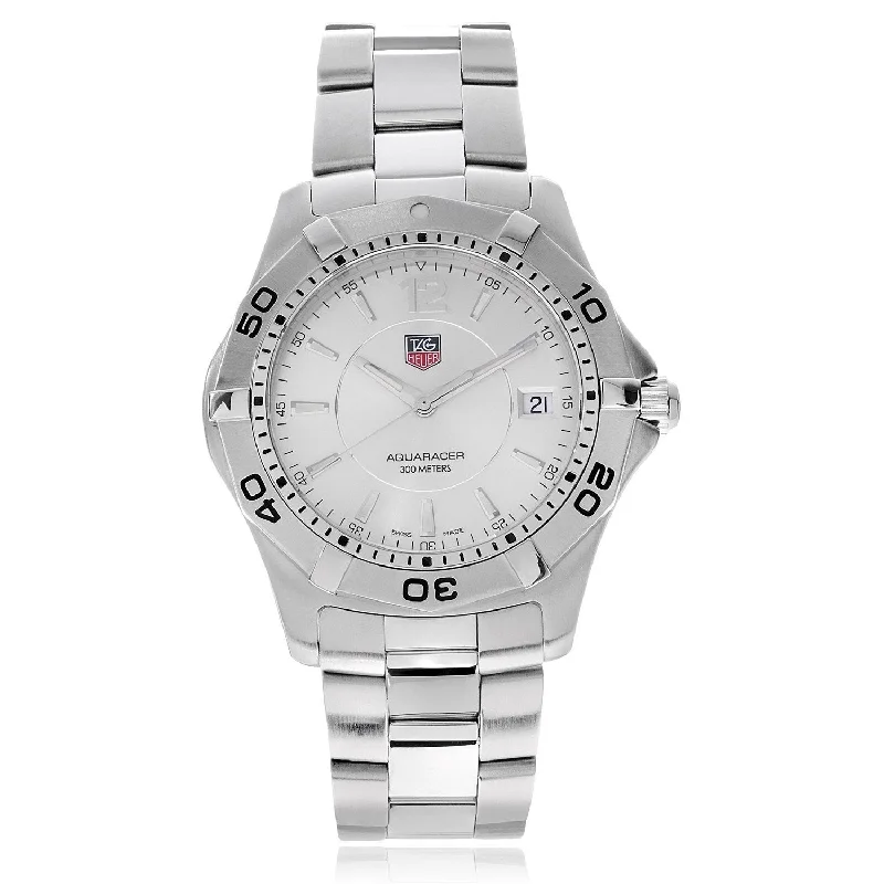 Men's Chronograph Watches for Collectors-Tag Heuer Men's WAF1112.BA0801 Aquaracer Stainless Steel Watch