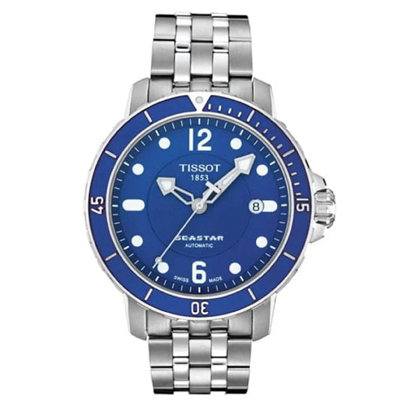 Women's Heritage Watches with Classic Design-Tissot T-Classic Blue Dial Men 45mm