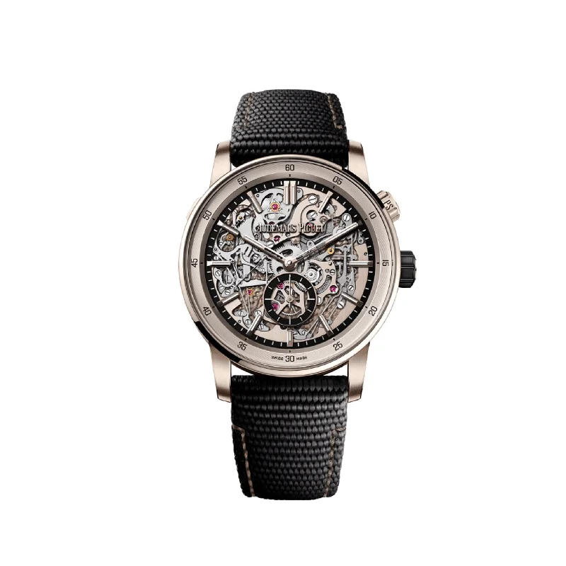 Men's Audemars Piguet Sophisticated Design Watches-Audemars Piguet Code 11.59 Minute Repeater Grande Sonnerie Carillon Supersonnerie 26397QS.OO.D002KB.01 '150th Anniversary' Sand Gold Black Ceramic Sapphire Dial (2025)