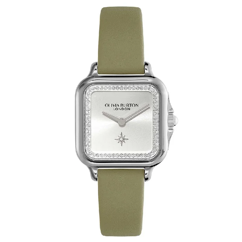 Men's Quartz Watches with Heart Rate Monitoring-OLIVIA BURTON, GROSVENOR